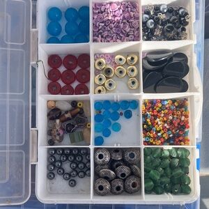 Multi-Color Bead Storage Organizer